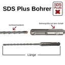 Свредло за чук за SDS-PLUS 4-острие Ø 6,0mm x 160mm дължина-0