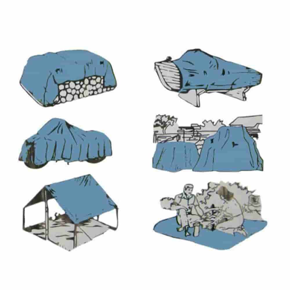 280 g/m² сиво 3 x 5 (15m²) покривало-0