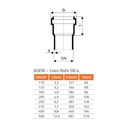 KGF шахтово уплътнение DN/OD 200/240-0