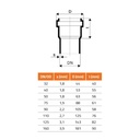 KG NBR Уплътнение - маслостойко DN/OD 125 (KG PVC, HT Safe)-0