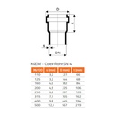 KG NBR Уплътнение - маслостойко DN/OD 250 (KG PVC)-0