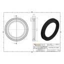 Профилен пръстен за KGUS DN/OD 110-1