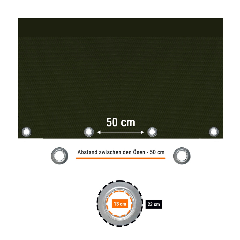 280 g/m² зелено 5 x 6 (30m²) покривало-3