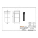 KGEM тръба SN 4 DN/OD 125 x 1000 mm-1