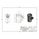 КГЕА разклонение DN/OD 250/110 45 градуса-1