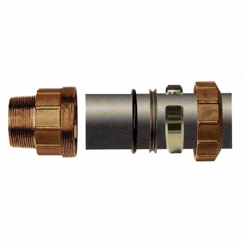 Месингова PE тръба съединителна връзка AG 25x3/4"-0