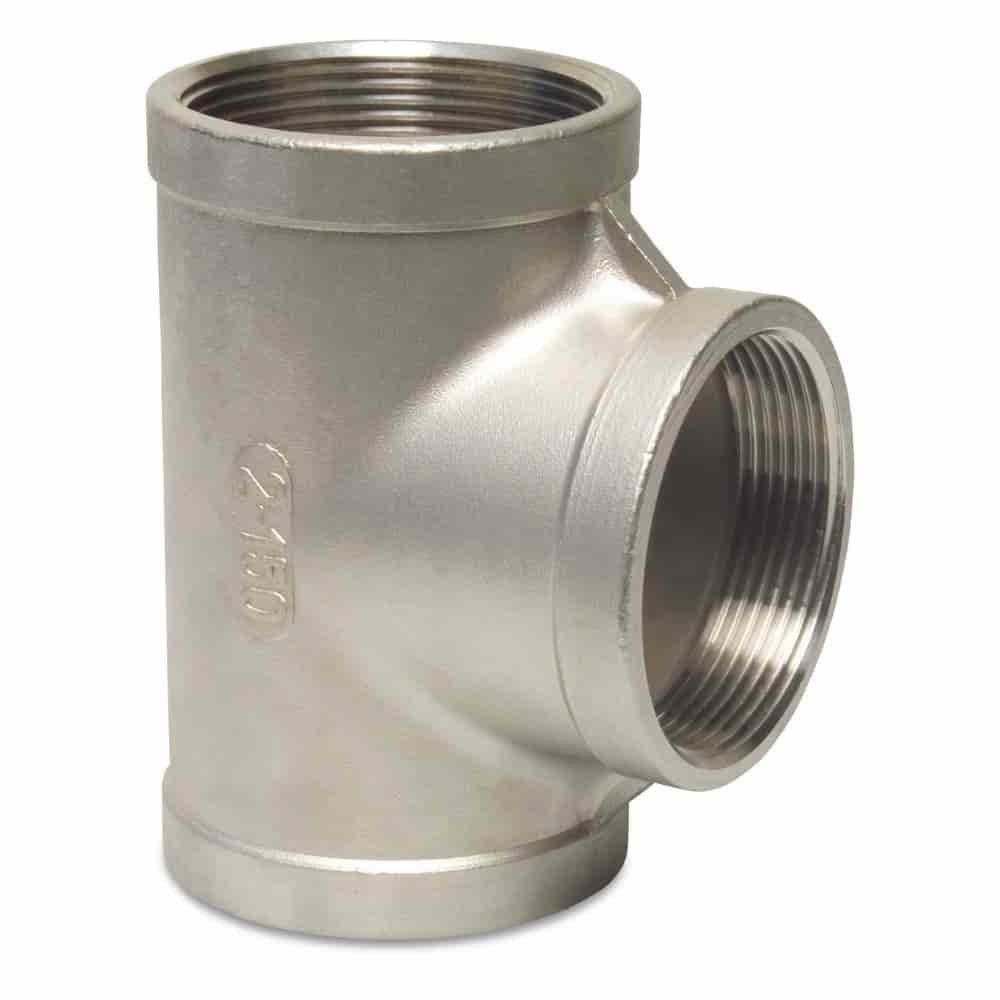 Threaded Fitting Stainless Steel T-Piece 90° 3/8" IG