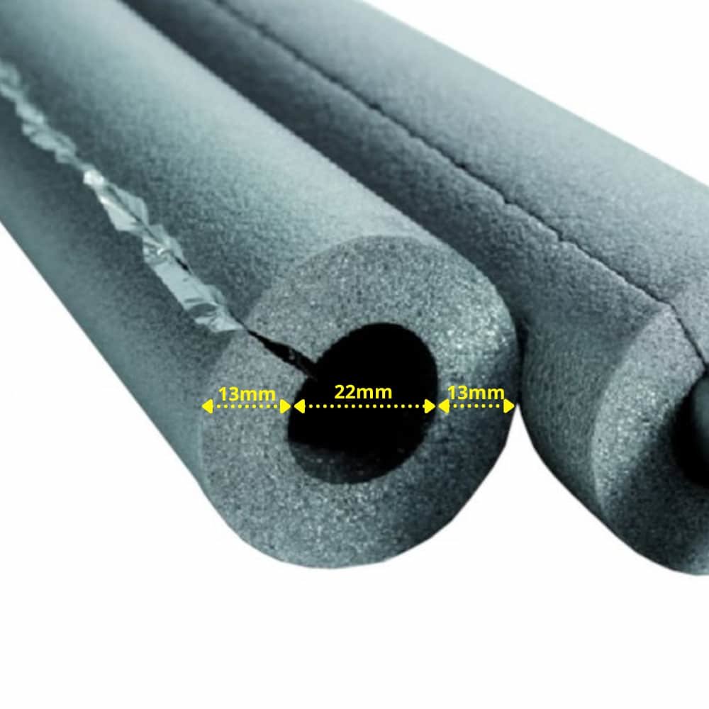 CLIMAFLEX® XT 2m изолационен маркуч Ø 22 mm x 13 mm изолация самозалепваща 50% GEG