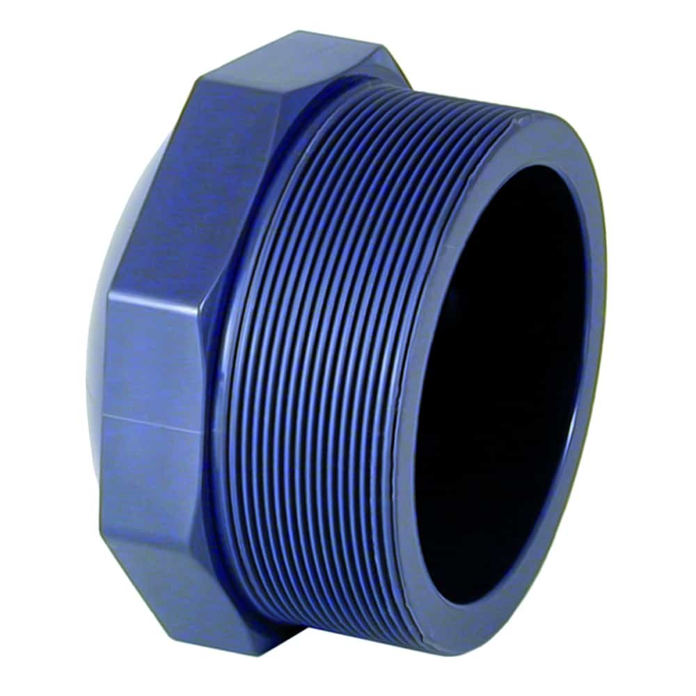 PVC-U тапи AG 1 1/2" PN10