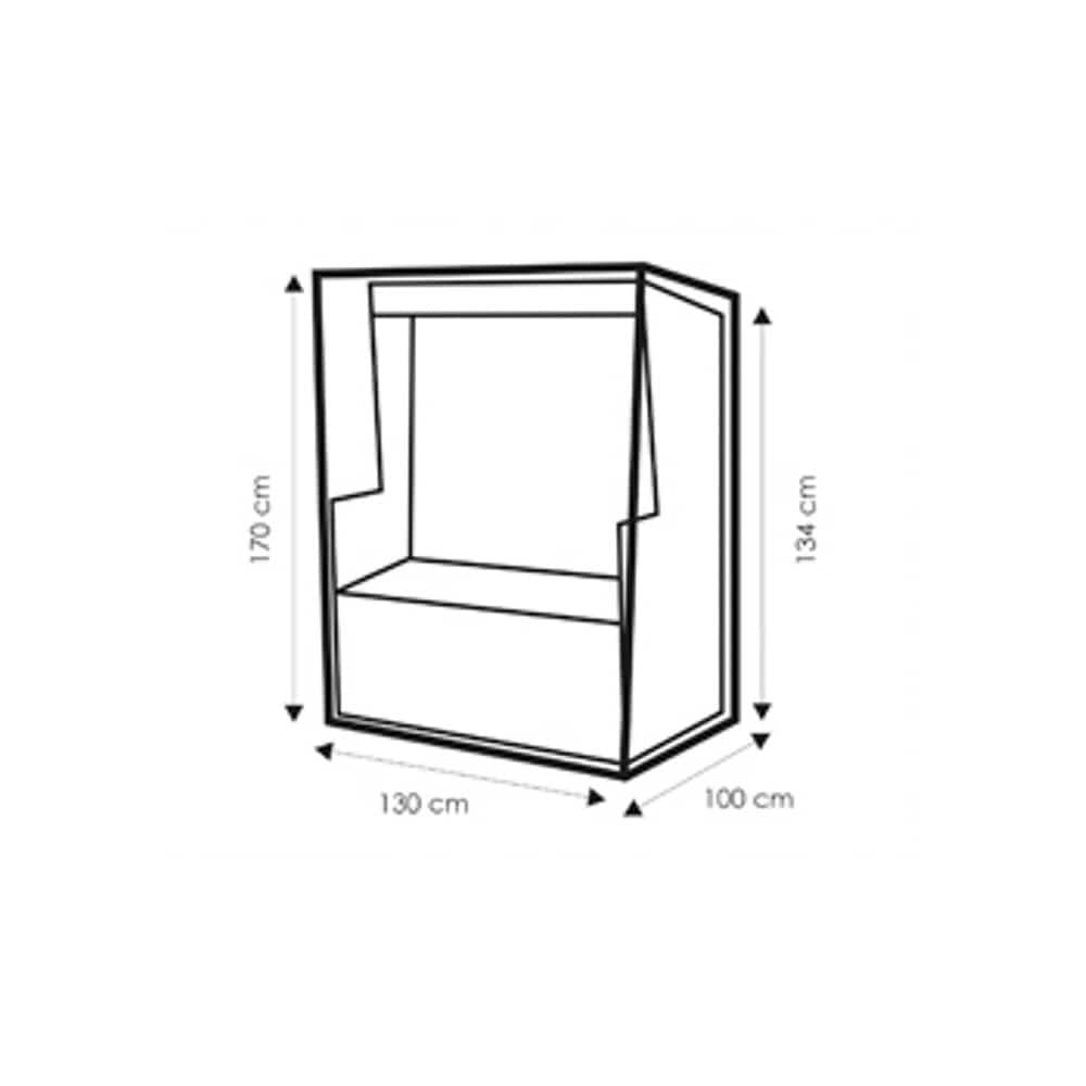 Schutzhülle Deluxe Lounge,ca.100x100x65-35